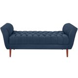 Recamier Grecia 150cm Suede Azul Marinho Mpassos