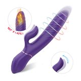 Vibrador Feminino Ponto G Clitóris Recarregável Usb 9 Vibro