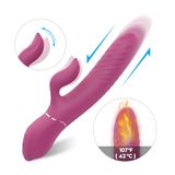 Vibrador Feminino Ponto G Clitóris Recarregável Usb 9 Vibro