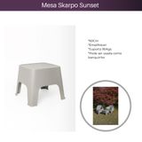 Mesa Quadrada Sunset Cinza