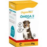 Suplemento Ômega 3 Dog 1000mg Organnact 30 Cápsulas