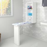 Tábua De Passar Retrátil Tecno Mobili - Branco