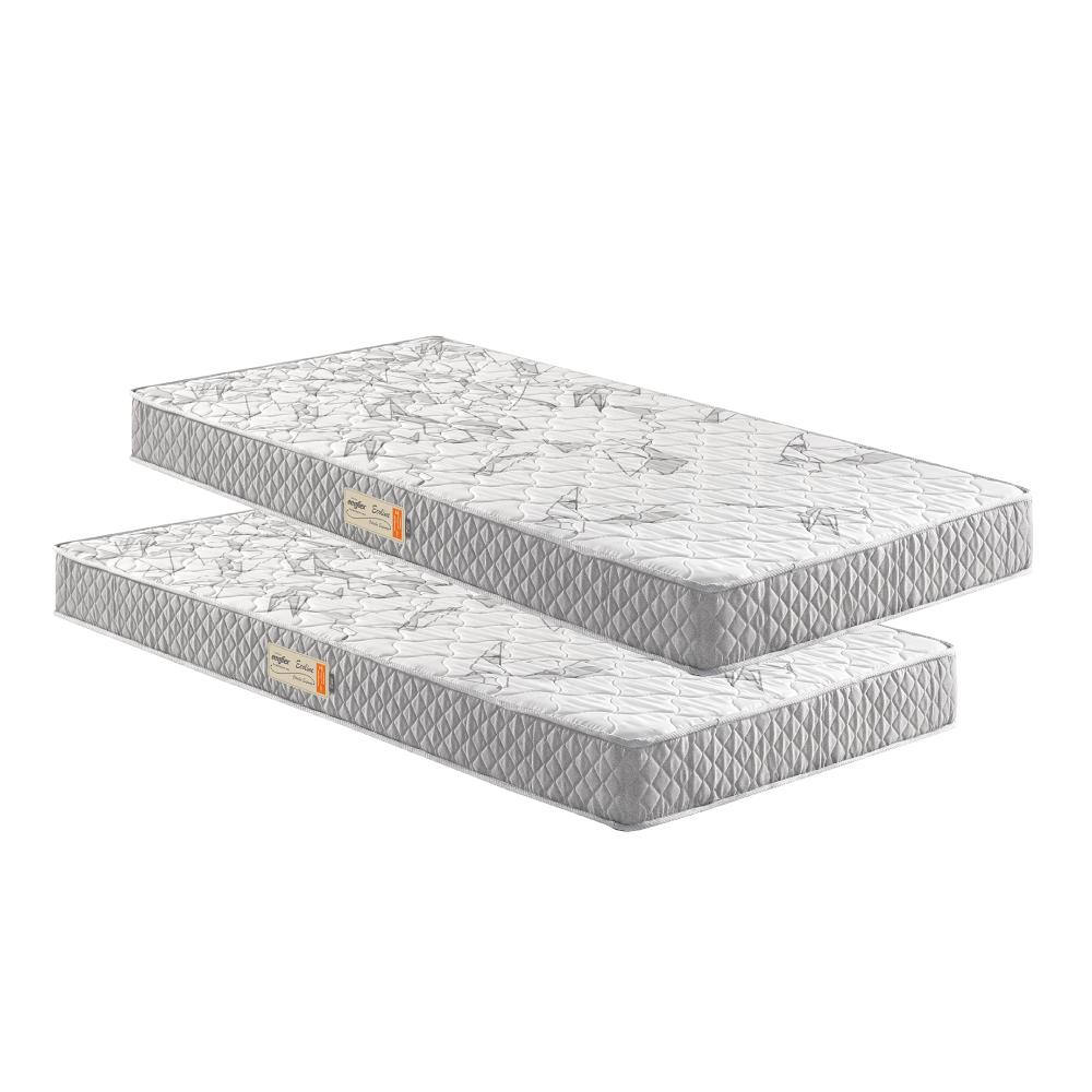 Kit 2 Colchões Solteiro D23 Ecoline - 88x188x14