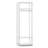 Estante Closet 1008 Com Cabideiro 2 Prateleiras Branco