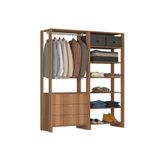 Estante Closet Yes 160cm Com 3 Gavetas E 6 Nichos - Montana