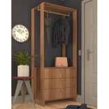 Estante Closet Com 3 Gavetas E 1 Cabideiro - Montana