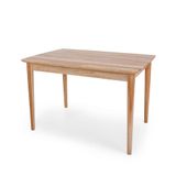 Mesa De Jantar Milena 120 Cm Madeira Eucalipto - Natural