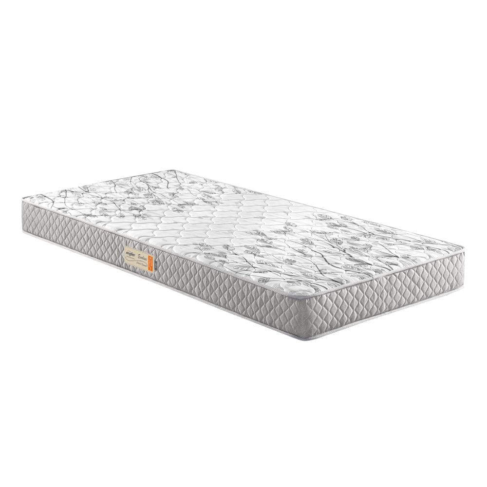 Colchão Solteiro Espuma D26 Ecoline 88x188x17 - Cinza