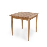 Mesa De Jantar Quadrada Milena 80 Cm Madeira Eucalipto - Natural