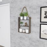 Prateleira Decorativa Com Corda De Sisal -rústico