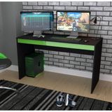 Mesa Escrivaninha Gamer B23 - Preto/verde