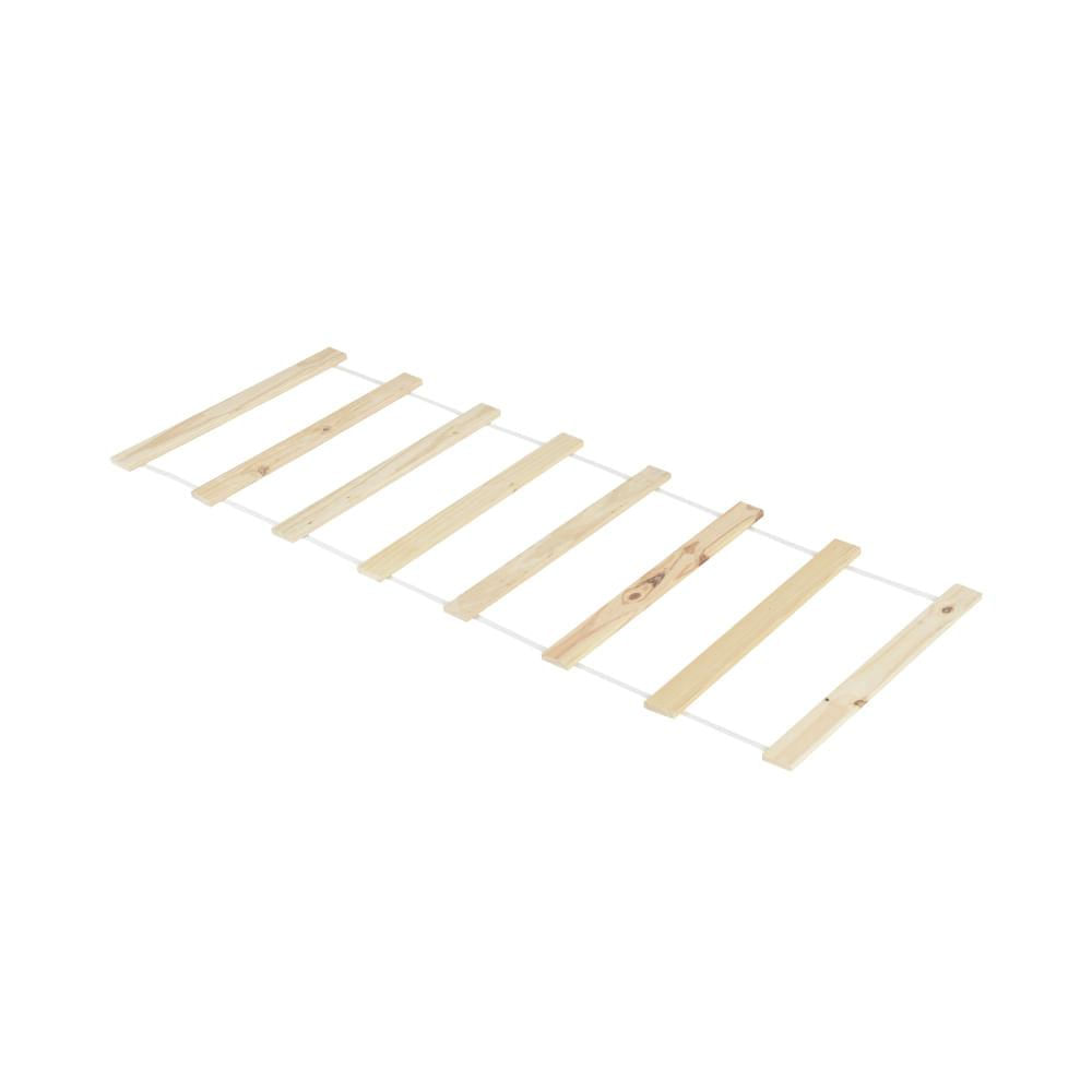 Kit Estrado Para Cama Infantil Com Escorregador Branco - Casatema