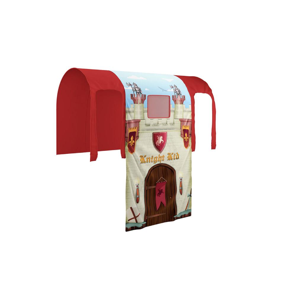 Dossel Infantil Barraca Castelo Forte Joy - Vermelho