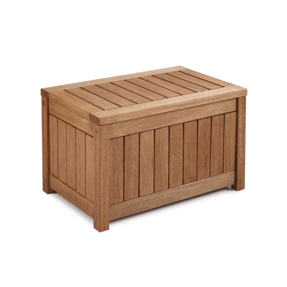 Baú Combine 65cm P/área Externa Coberta Eucalipto - Jatobá