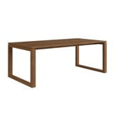 Mesa De Jantar Craft 140cm Em Madeira Maciça - Garapa