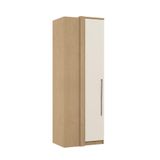 Guarda Roupa Modulado Elegance Canto Reto 1 Porta-carvalho/off White