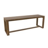 Banco Craft 140cm Em Madeira Maciça - Garapa