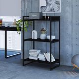 Estante Industrial Kuadra Com 2 Nichos 60 Cm - Preto