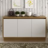 Buffet Com 3 Portas - Natural/off White