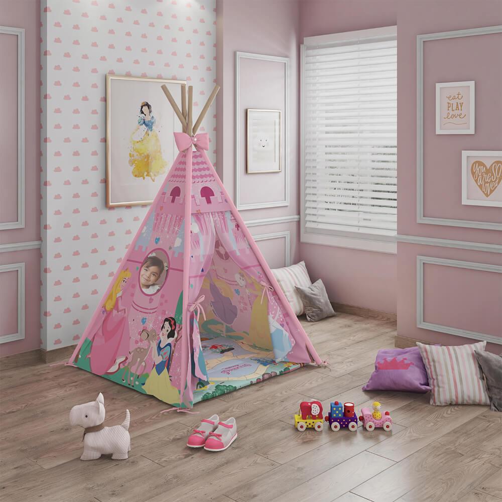 Cabana Infantil Princesas Disney - Rosa