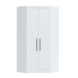 Guarda Roupa Modulado Infinity De Canto Com 2 Portas - Branco Line