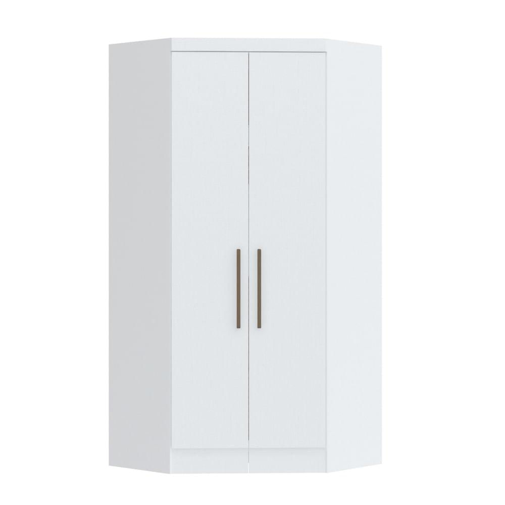 Guarda Roupa Modulado Infinity De Canto Com 2 Portas - Branco Line