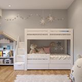 Beliche Infantil Star Plus Com Grade De Proteção Branco - Casatema