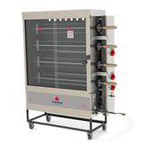 Forno Rotativo Tubular Pr-623un -  Aprox. 40 Kgs De Carne  Ou 20 Frangos 4 Espetos Universais - Progás Gás Glp - Botijão Progás