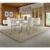 Tapete New Bouclê 72/71 Palha 1,00 X 1,60m - Tapetes São Carlos