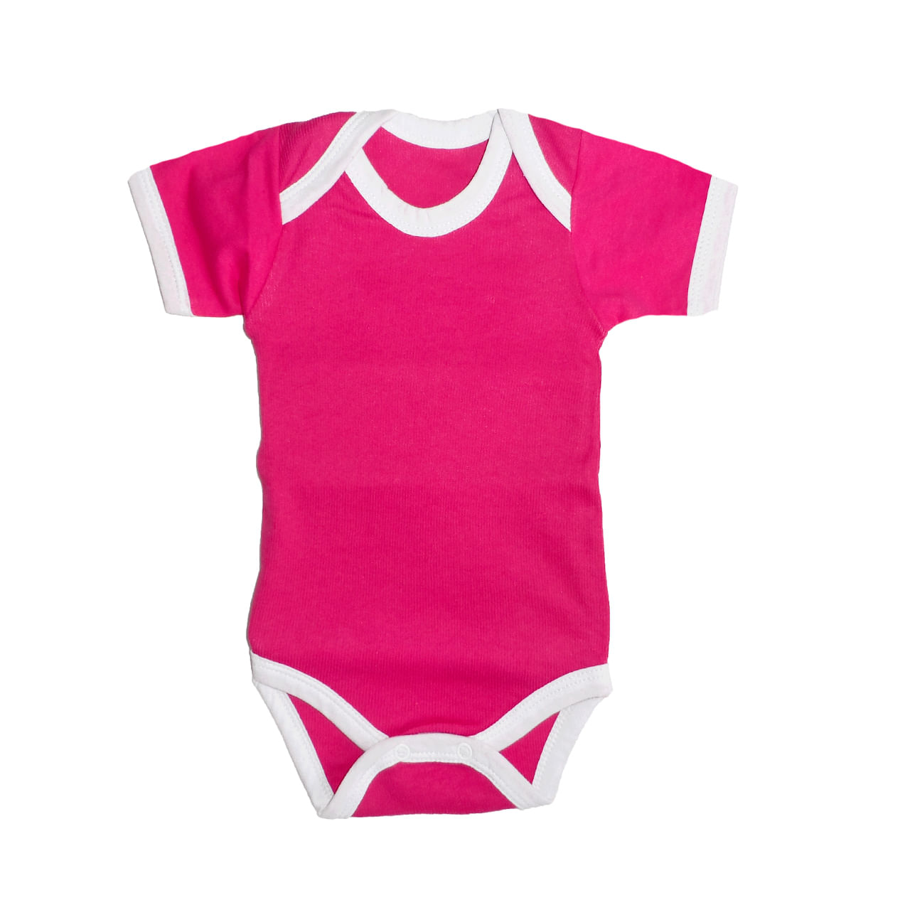 Body Bebê-bener Babys-body Menina-rosa Pink-manga Curta