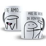 Caneca Bmb Flork - Eu Te Amo, Mas As Vezes Da Vontade De... Bmb