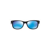 Ray-Ban Junior Kids Infanto Juvenil New Wayfarer RJ9052S 100S55 Preto Fosco Lente Espelhada Azul Tam 48