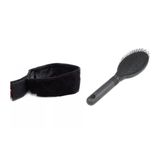 Faixa Hair Grip Para Fixar Peruca Cor Preta + Escova