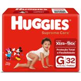Fralda Huggies Supreme Care G 32 Unidades