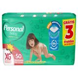 Fralda Personal Baby Protect &amp; Sec Xg 50 Unidades