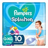 Fralda Pampers Splashers G/XG 10 Unidades