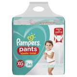 Fralda Descartável Pampers Pants Ajuste Total Xg 66 Unidades