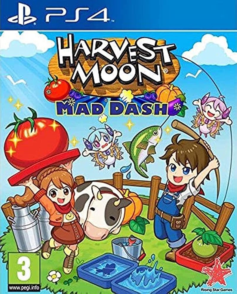 Jogo Harvest Moon Mad Dash - Playstation 4 - Natsume