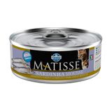 Ração Úmida Lata Matisse para Gatos Mousse Sardinha 85g