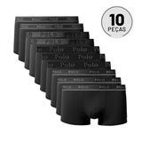 Kit Com 10 Cuecas Boxer Sortidas - Polo Match P