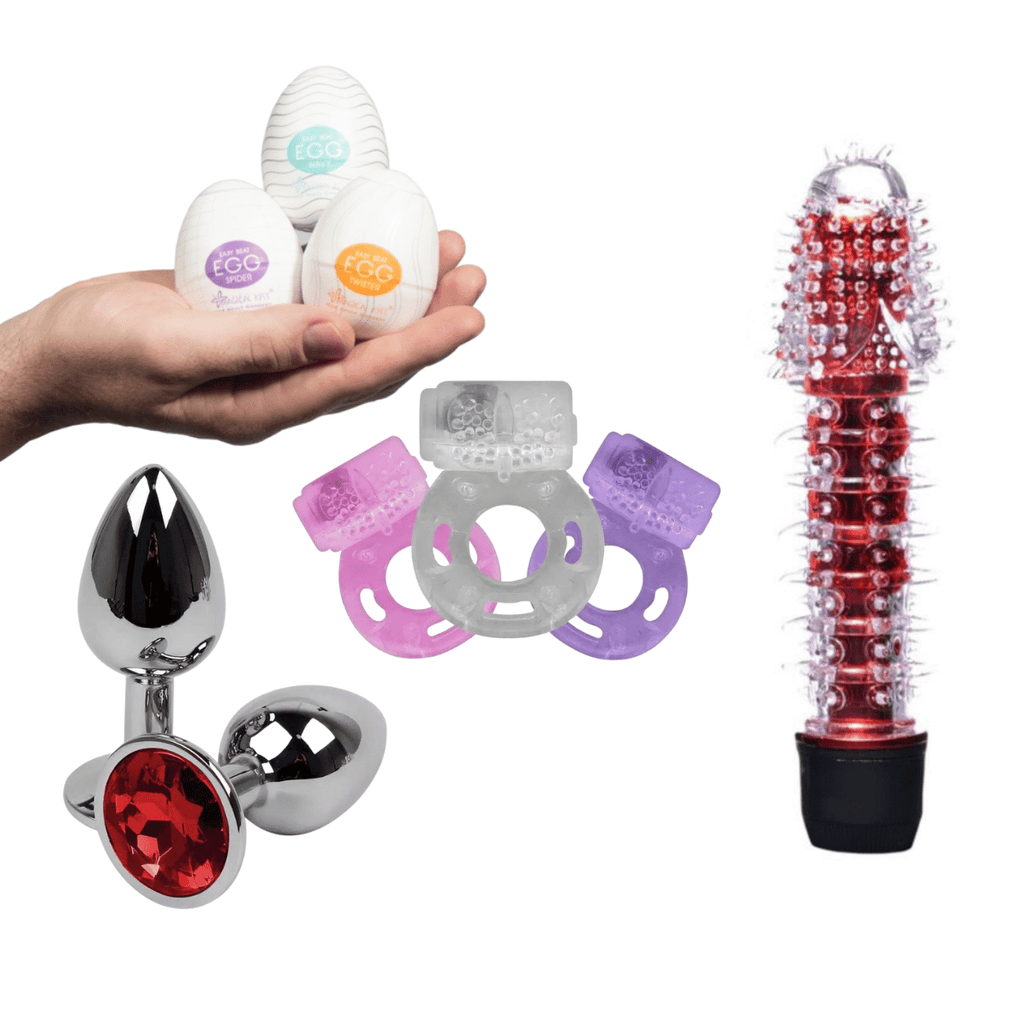 Kit Casal Plug Anal P Anel Peniano Vibrador Personal E Egg - Carrefour