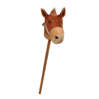 Cavalo Marrom Branco Realista 47cm - Pelúcia