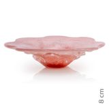 Vaso Em Cristal Murano Rosa  São Marcos