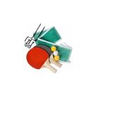 Jogo De Ping Pong Com 2 Raquetes 3 Bolas Rede Suporte