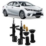 Amortecedor + Kit Batente Toyota Corolla Dianteiro 2015 Até 2018 O Par