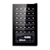 Adega Climatizada 34 Garrafas Compressor Painel Touch Full Glass Eac34g 127v - Eos