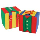 Cubos De Atividades 2 Cubos 16x16x16cm Para 8 Atividades