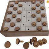 Jogo De Dama Adaptado Estojo Em Mdf