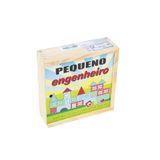Pequeno Engenheiro Em Mdf Com 50 Peças - Carlu
