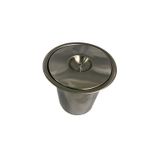 Lixeira Pia Cozinha Embutir Granito Inox 3 Litros